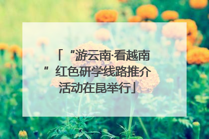 “游云南·看越南”红色研学线路推介活动在昆举行